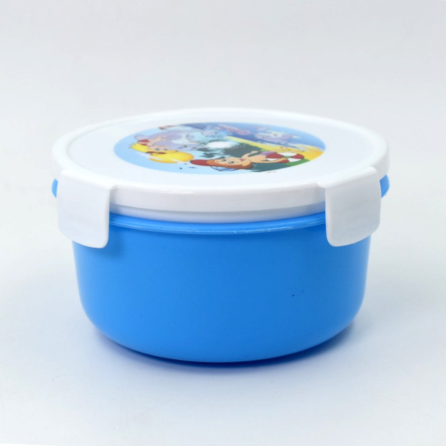 2746 Round Shaped Lunch Box used by various types of peoples for storing their lunch and have a perfect hot meal at anywhere. 