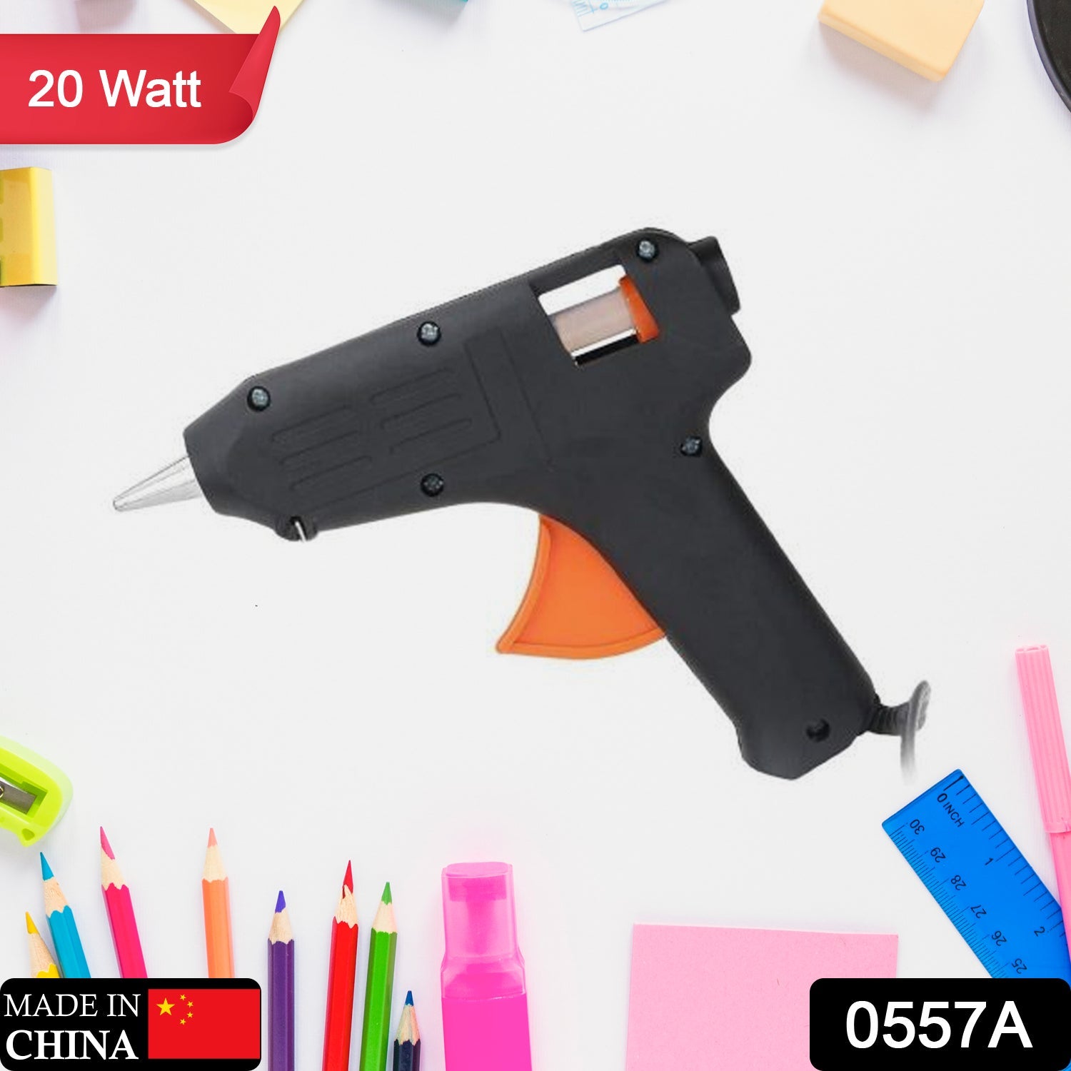 0557A Professional Hot Melt Glue Gun with Rapid Heating and Quick Melt Glue Gun For Multiuse 