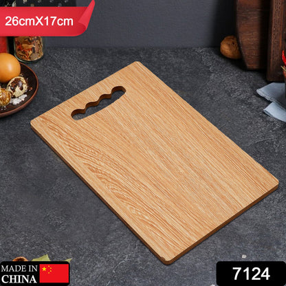 7124 Wooden Chopping Board 26x17 Chopping Vegetable & fruits For Home & Kitchen Use 