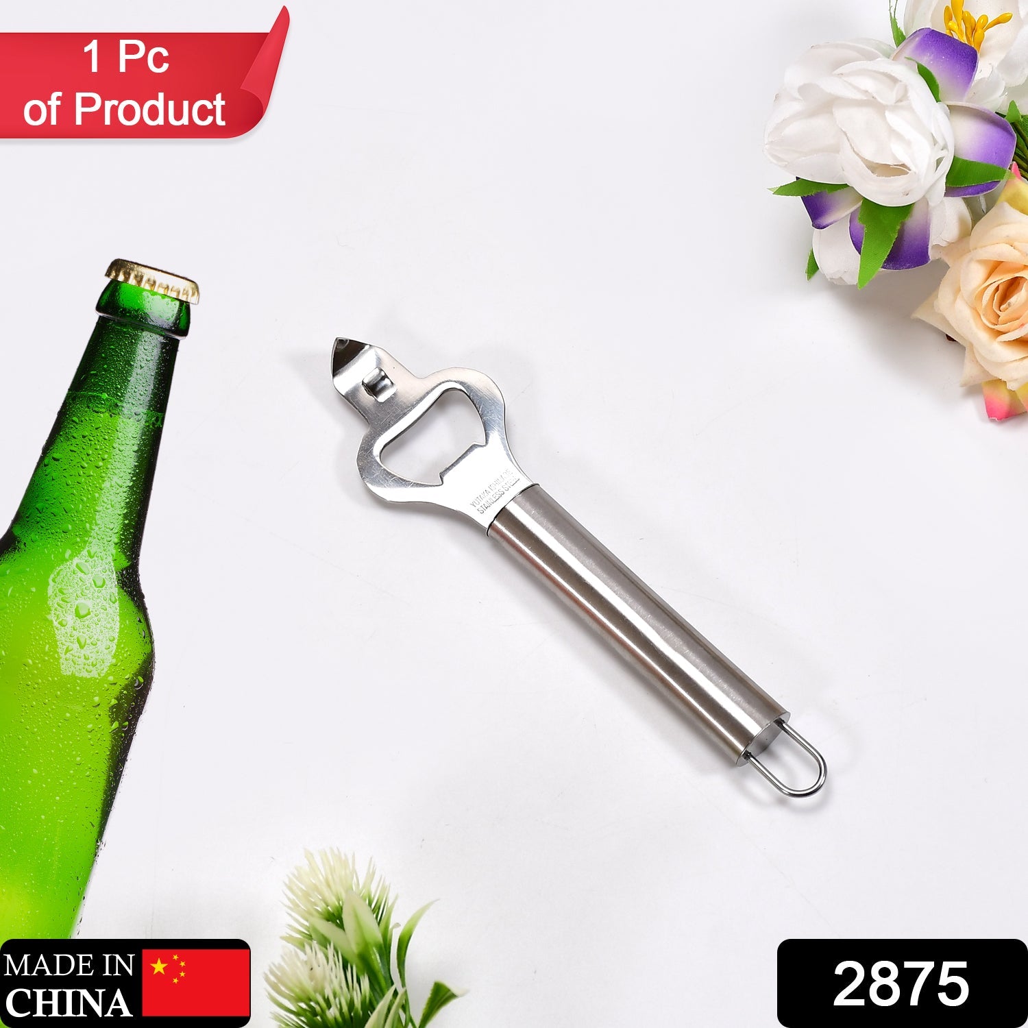 2875 Bottle Opener, Beer Opener with Hook For Home and Bar 