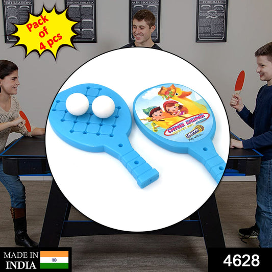 4628 Racket Set with Ball for Kids Plastic Table Tennis Set for Kids 