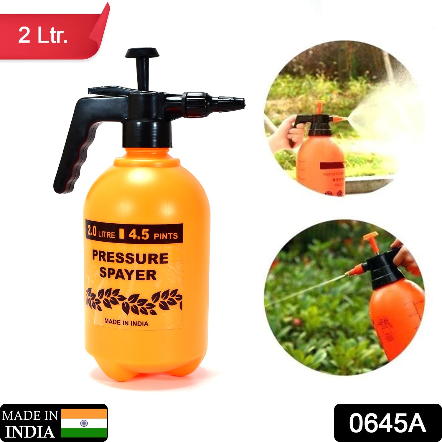 0645A Water sprayer hand help pump pressure garden sprayer - 2 Ltr 