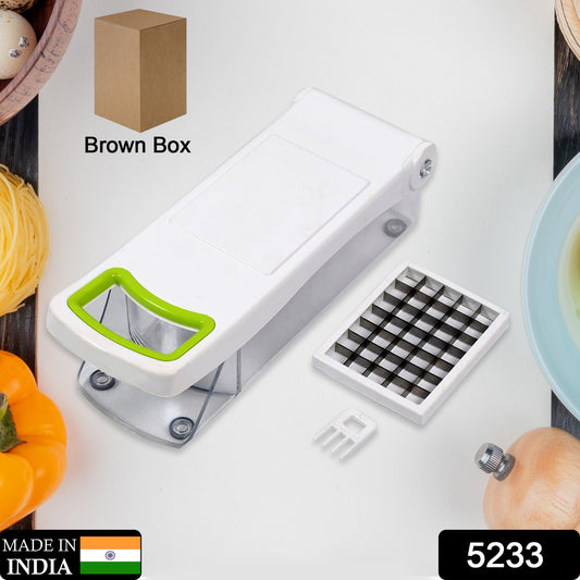 5233 2-in-1 Vegetable nicer dicer Chopper Set for kitchen 