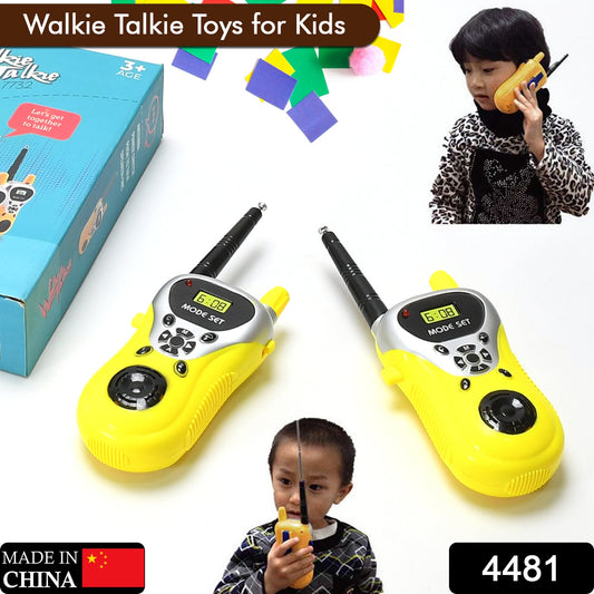 4481 Walkie Talkie Toys for Kids 2 Way Radio Toy for 3-12 Year Old Boys Girls, Up to 80 Meter Outdoor Range 