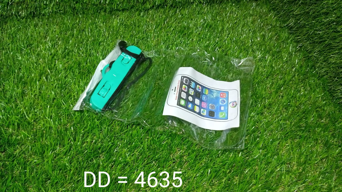 4635 Mobile Waterproof Sealed Transparent Plastic Bag/Pouch Cover for All Mobile Phones DeoDap