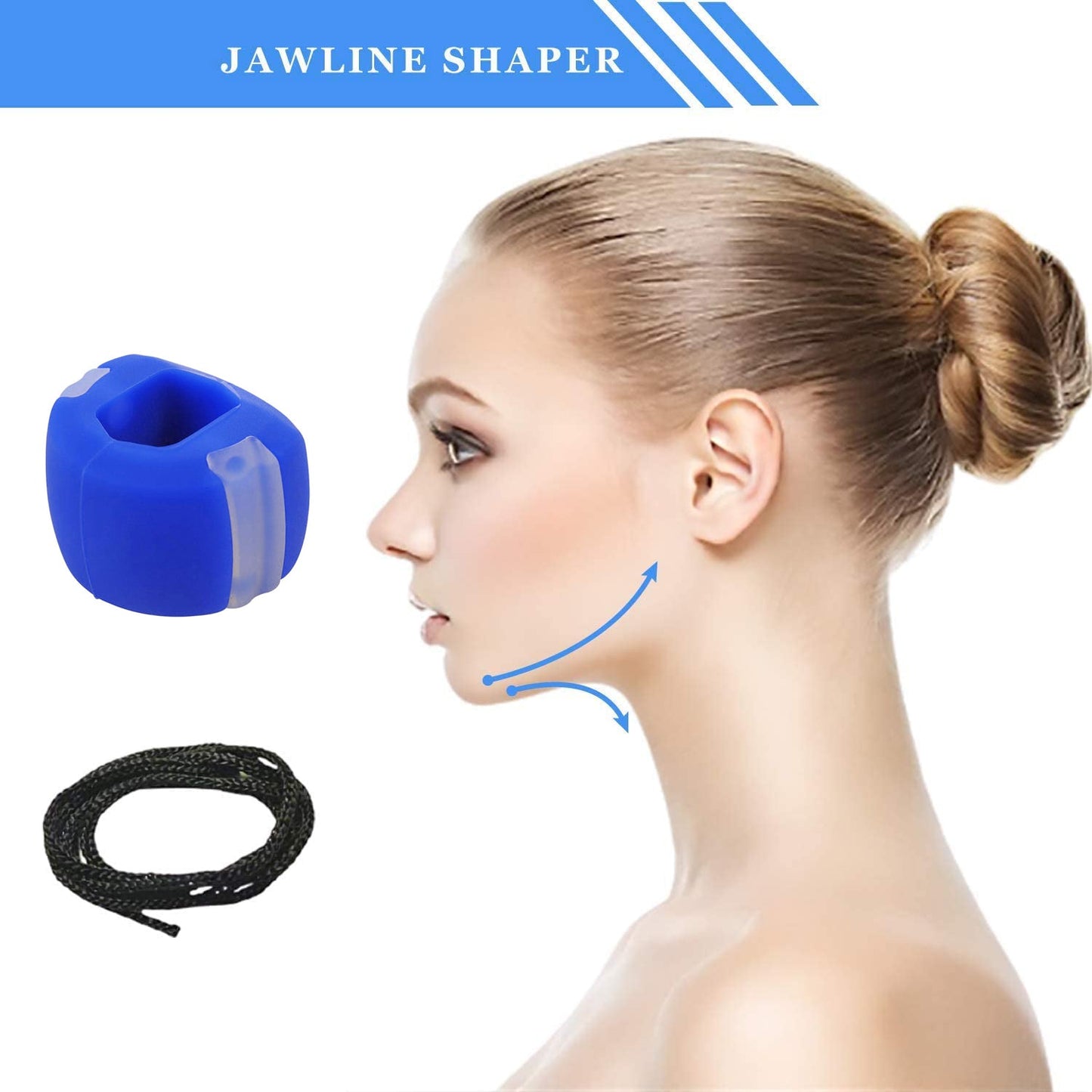 6268 Set of 6Pc Jawline Exerciser Tool Men & Women, Double Chin Reducer for Women and Men 