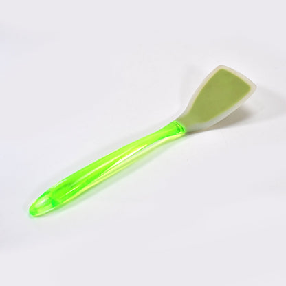 2753 34cm KITCHEN TURNER HEAT RESISTANT SILICONE NON-STICK SILICONE TURNER GRIP WITH LONG HANDLE COOKING TURNER 