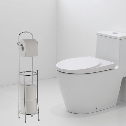 5199 Tissue Roll Stand 63cm High Quality Steel Stand Foe Toilet & Home Use Stand 