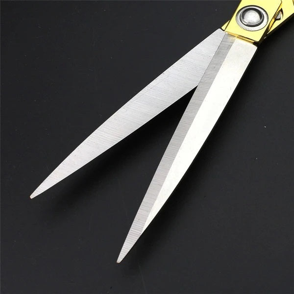 1546 Stainless Steel Tailoring Scissor Sharp Cloth Cutting for Professionals (8.5inch) (Golden) DeoDap