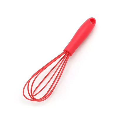 2797 SMALL MANUAL WHISK MIXER SILICONE WHISK, CREAM WHISK, FLOUR MIXER, ROTARY EGG MIXER, KITCHEN BAKING TOOL 