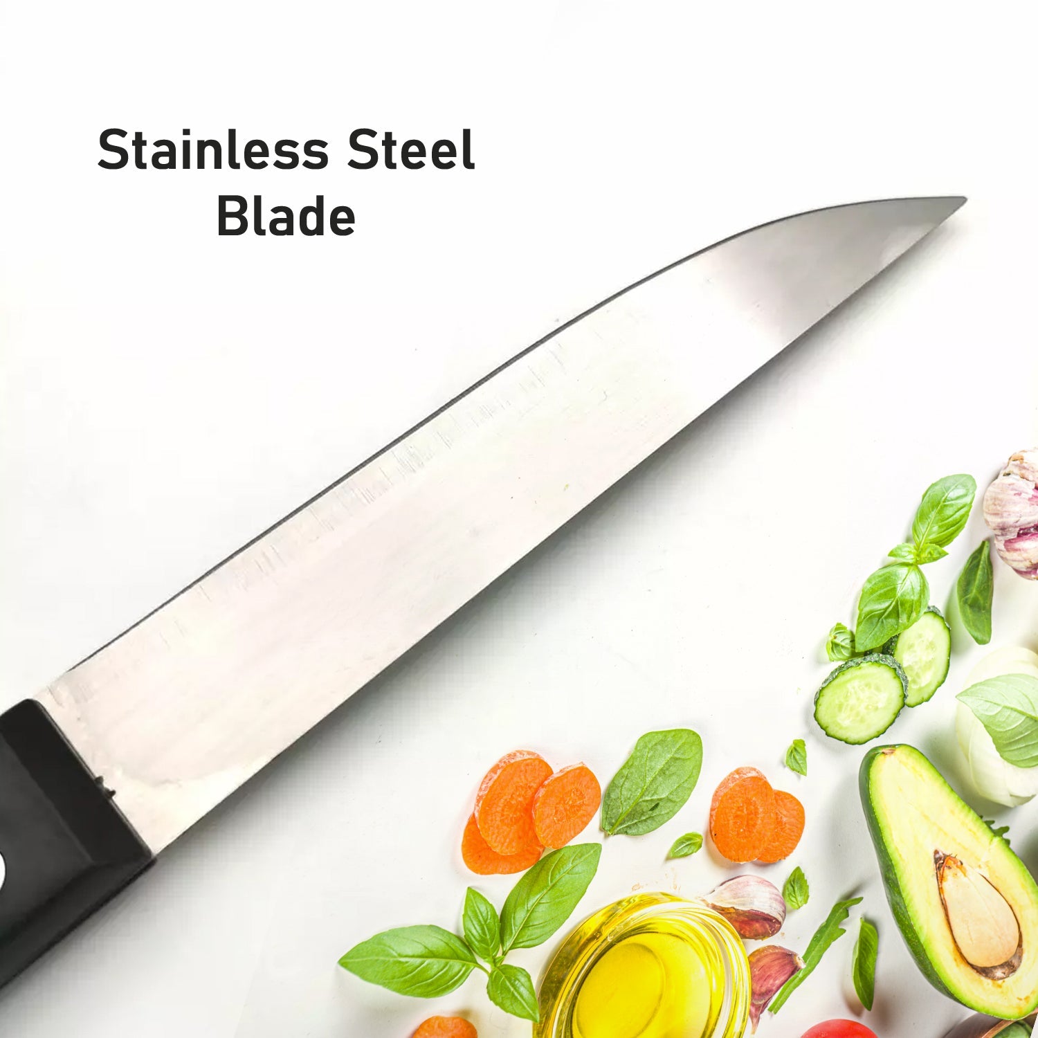 7095 Chopping Knife 23 Inch Stainless Steel Kitchen Knife for Home and Restaurant Use 