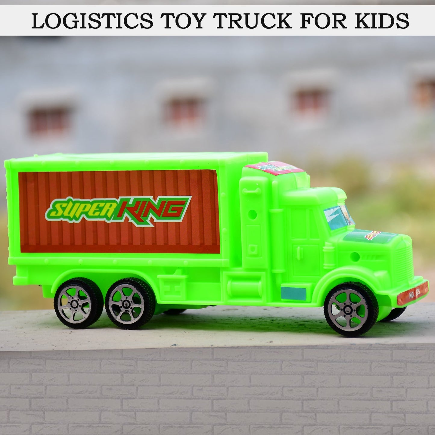 4467 Plastic Container Cargo Truck toy for kids 