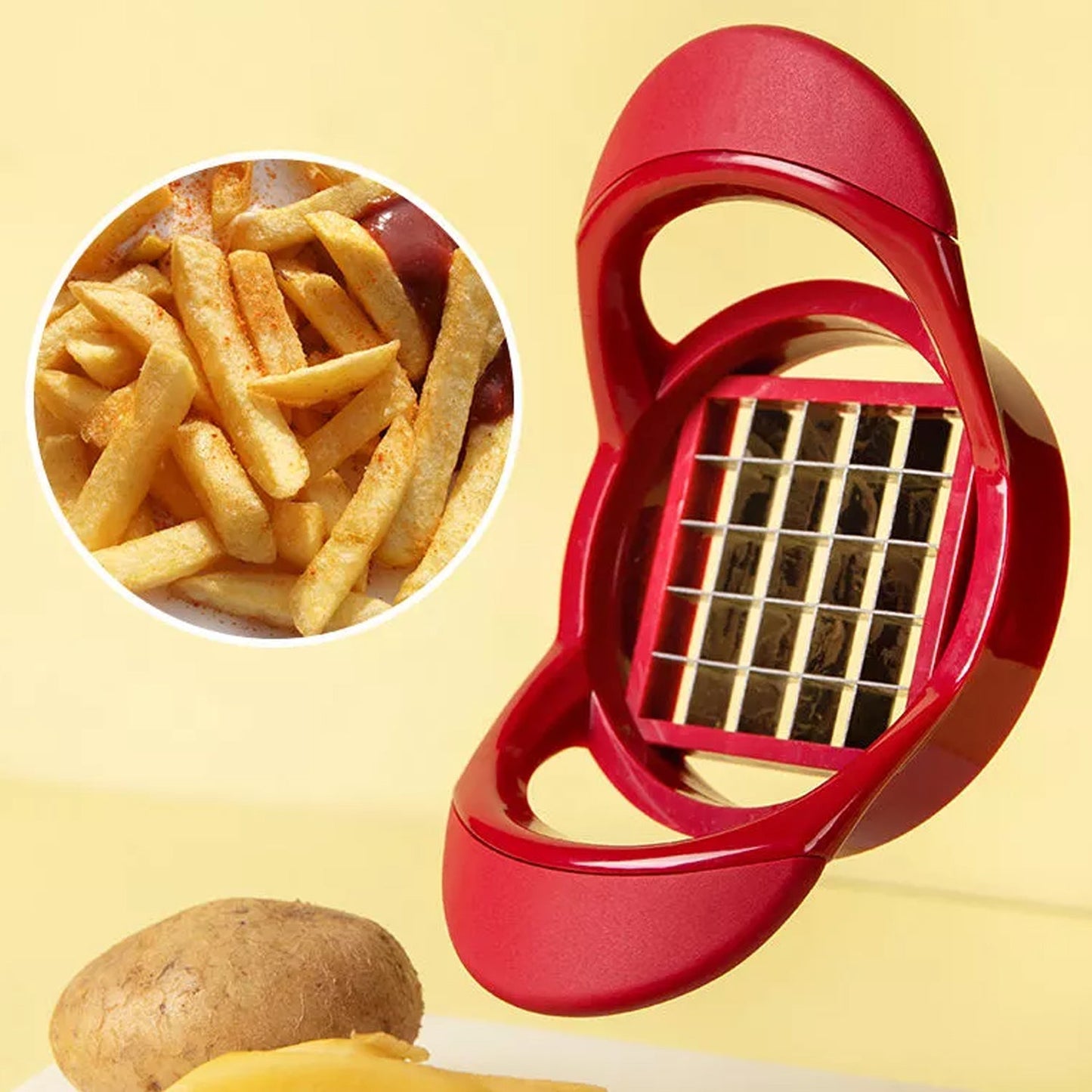 2311 Potato Cutter, Fries Cutter Sweet Potato Fries Cutter Potatoes Cutter or Potato Slicer Cutter For French Fry. 