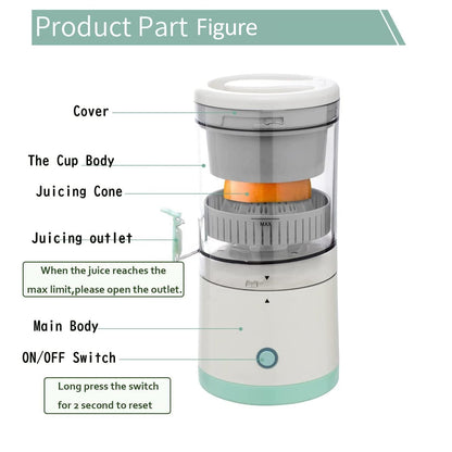 2377 Automatic Electrical Citrus Juicer For Orange, Electric Orange Juicer, Professional Citrus Juicer Electric with Lever, Squeezer Juice Extractor 