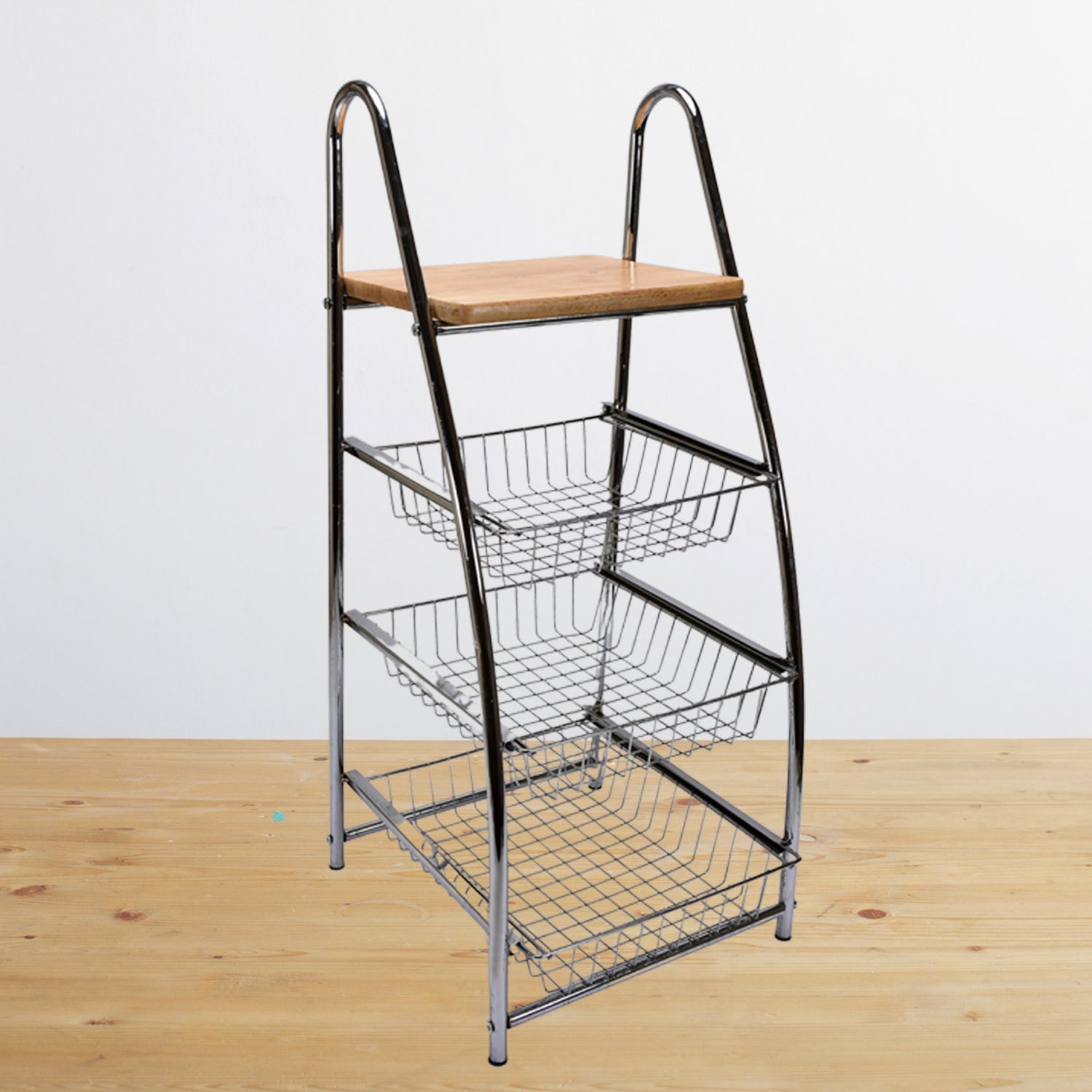 7669 Tkolley Steal High Quality Rack 3 Tier For Kitchen Use 