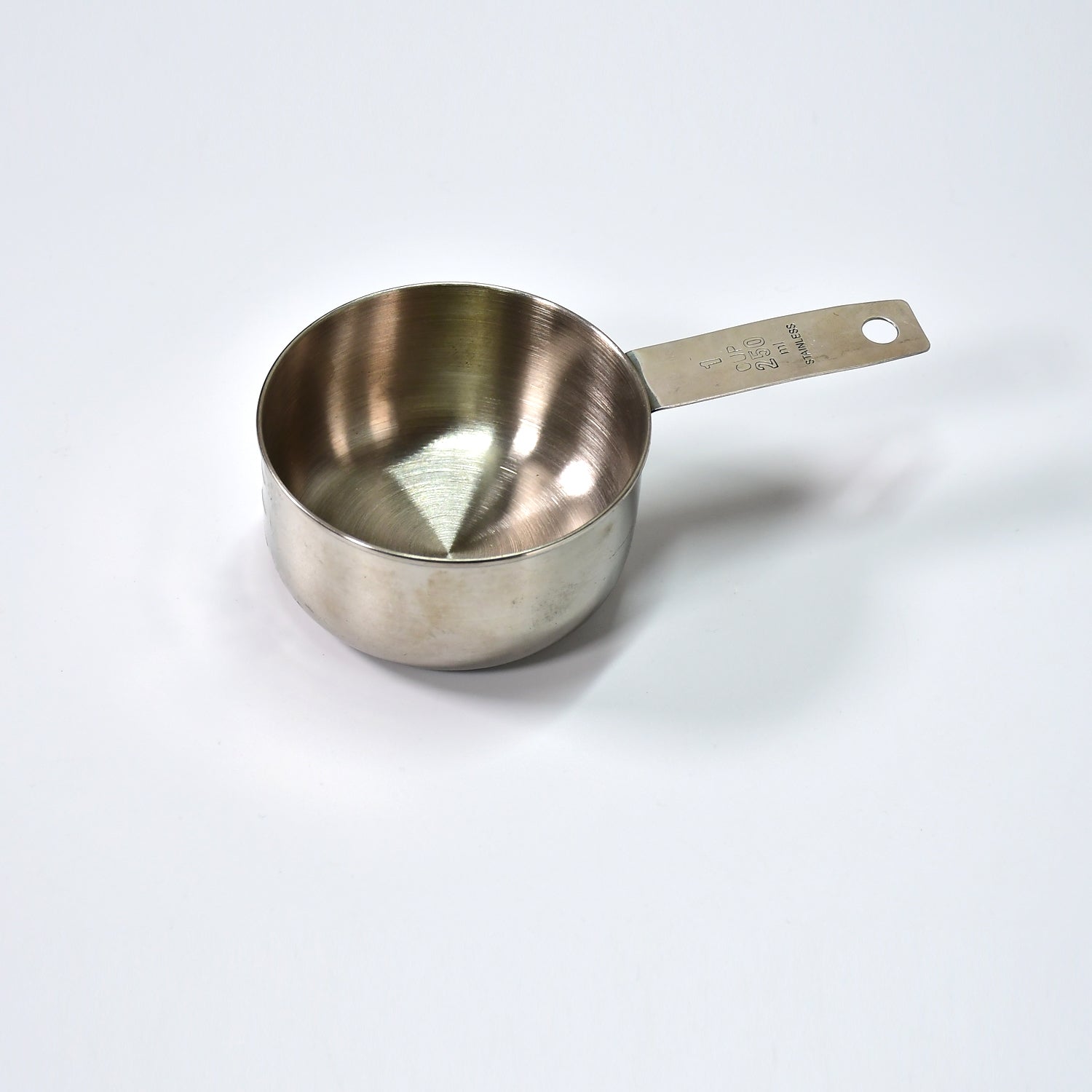 2111 Oil Measuring Cup Stainless Steel. Measuring Cup with Handles. 1Pc 250Ml 