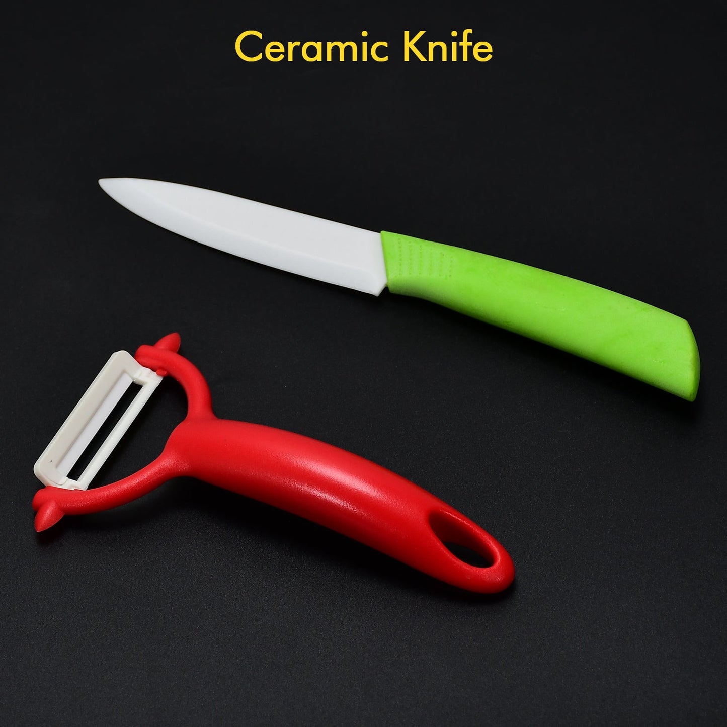 7113 Kitchen Knife for Clean and Exceptionally Sharp Cuts with Ceramic Peeler 