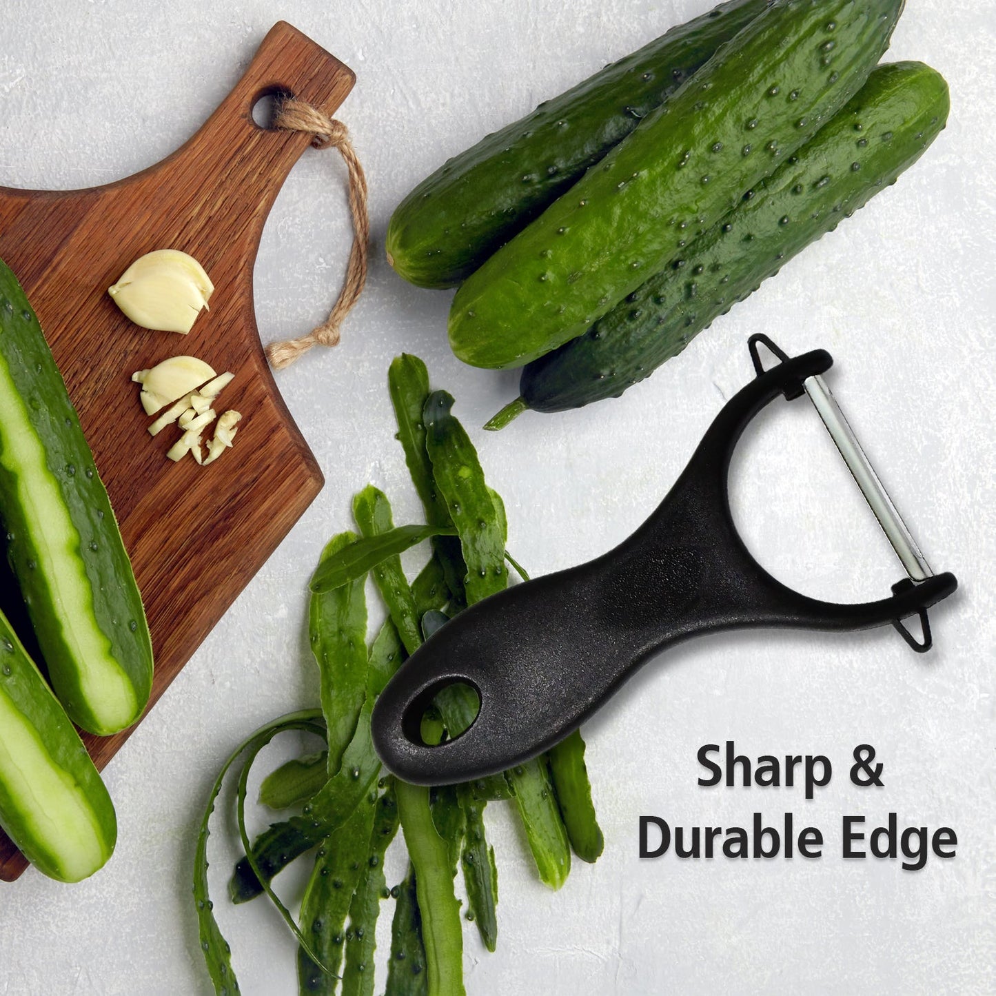 2056 Peeler Vegetable/Slicer Cutter Premium Razor Sharp Dual Stainless Steel Blades 