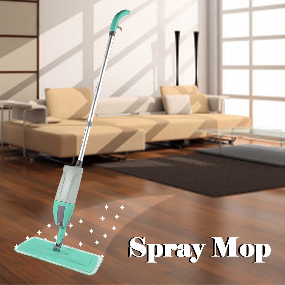 0802 Cleaning 360 Degree Healthy Spray Mop with Removable Washable Cleaning Pad DeoDap