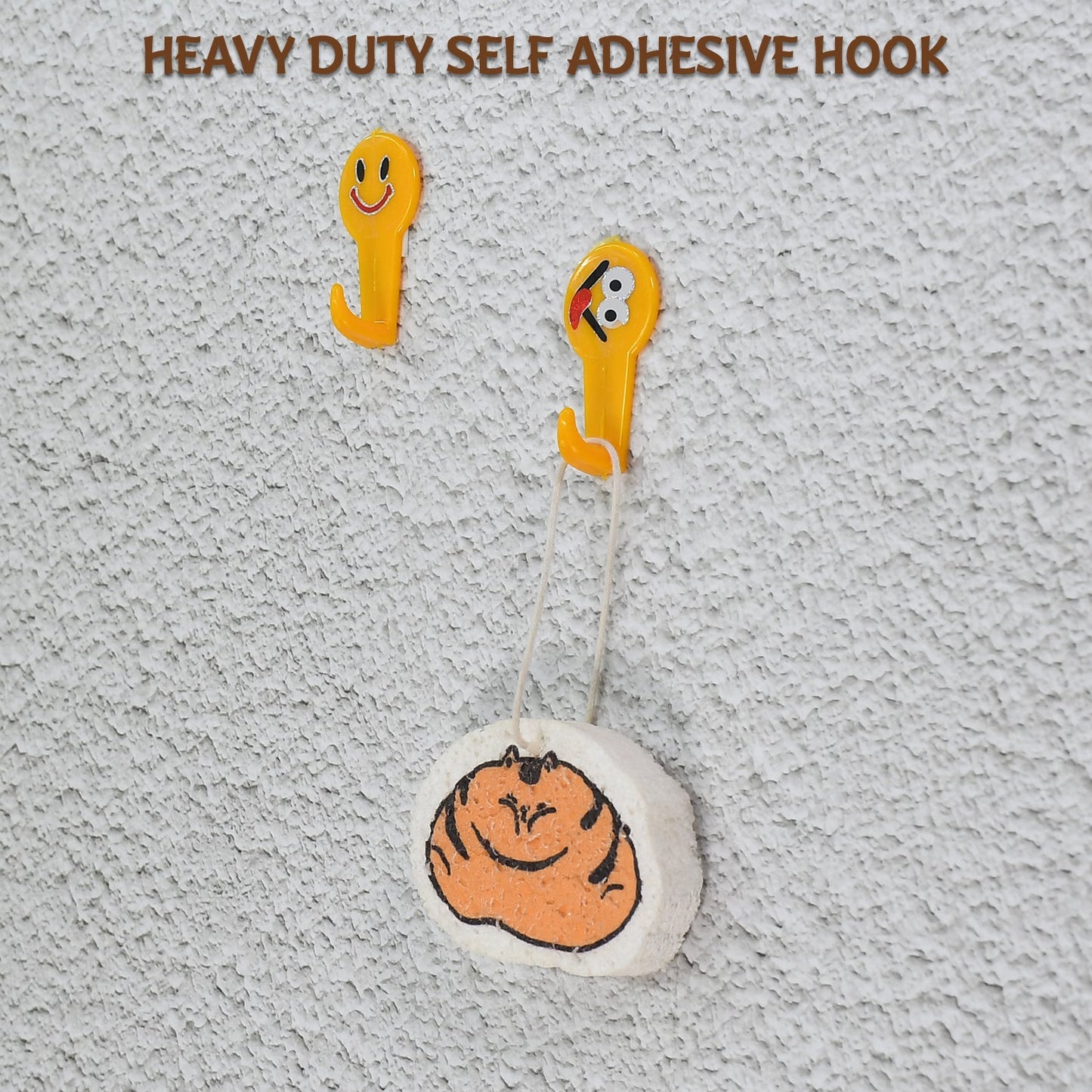 4984 4 PC ADHESIVE HOOK FOR HOLDING STUFFS,KEY AND OTHER ITEMS 