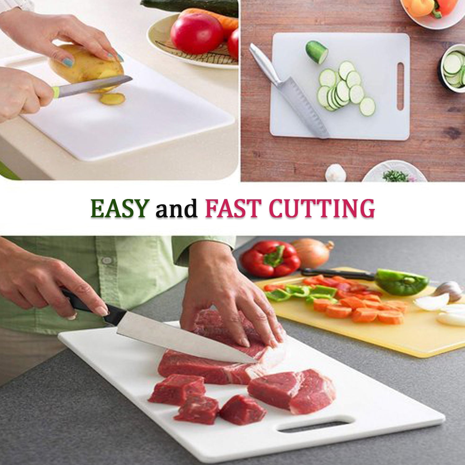 2080 KITCHEN SMALL CHOPPING BOARD CUTTING BOARD PLASTIC 