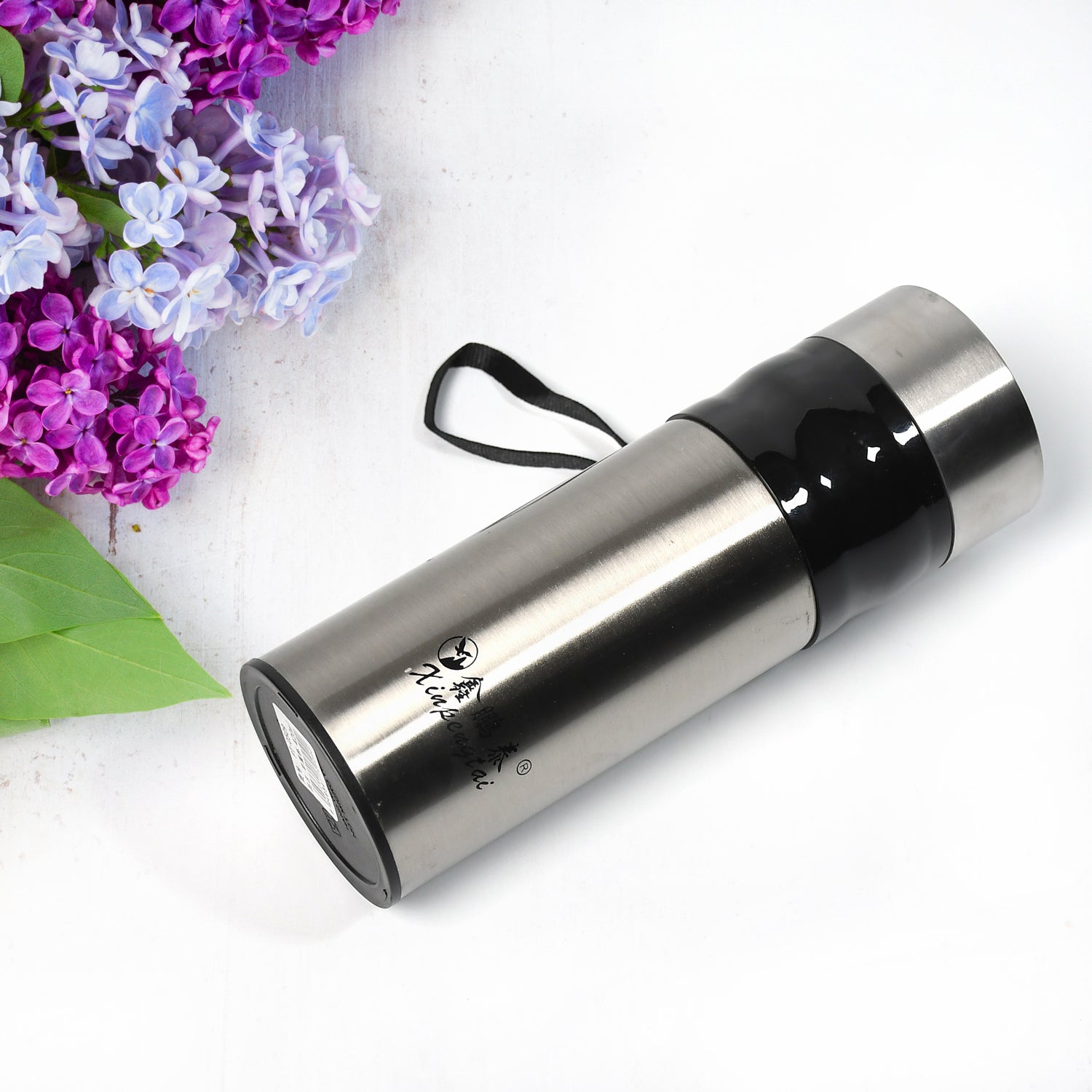 7144 Stainless Steel Double Wall Water Bottle Flask Bottle Travel Use Bottle ( 420 ml ) 