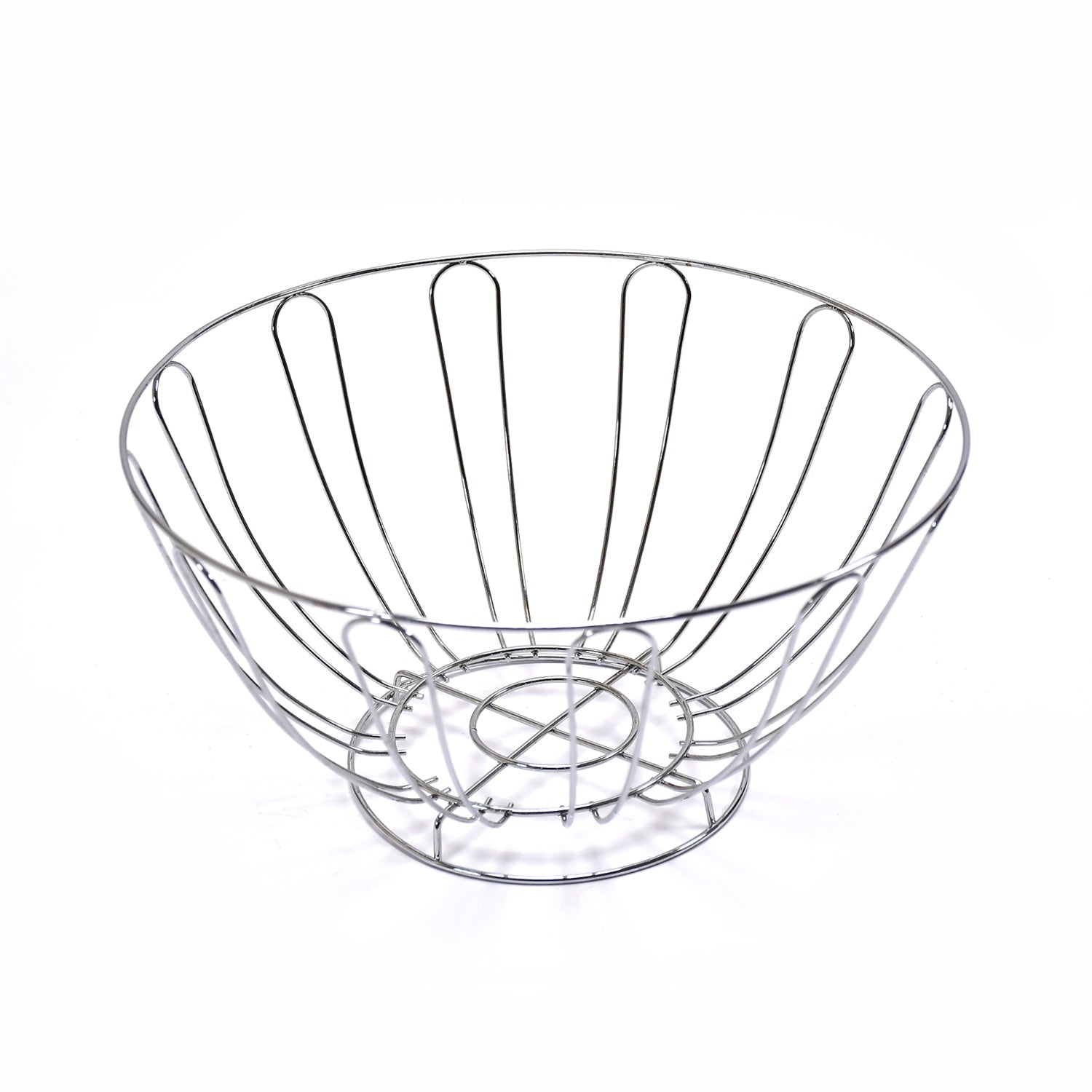 5152 Stainless Steel Folding Fruit and Vegetable Basket for Kitchen/Dining Table/Home 