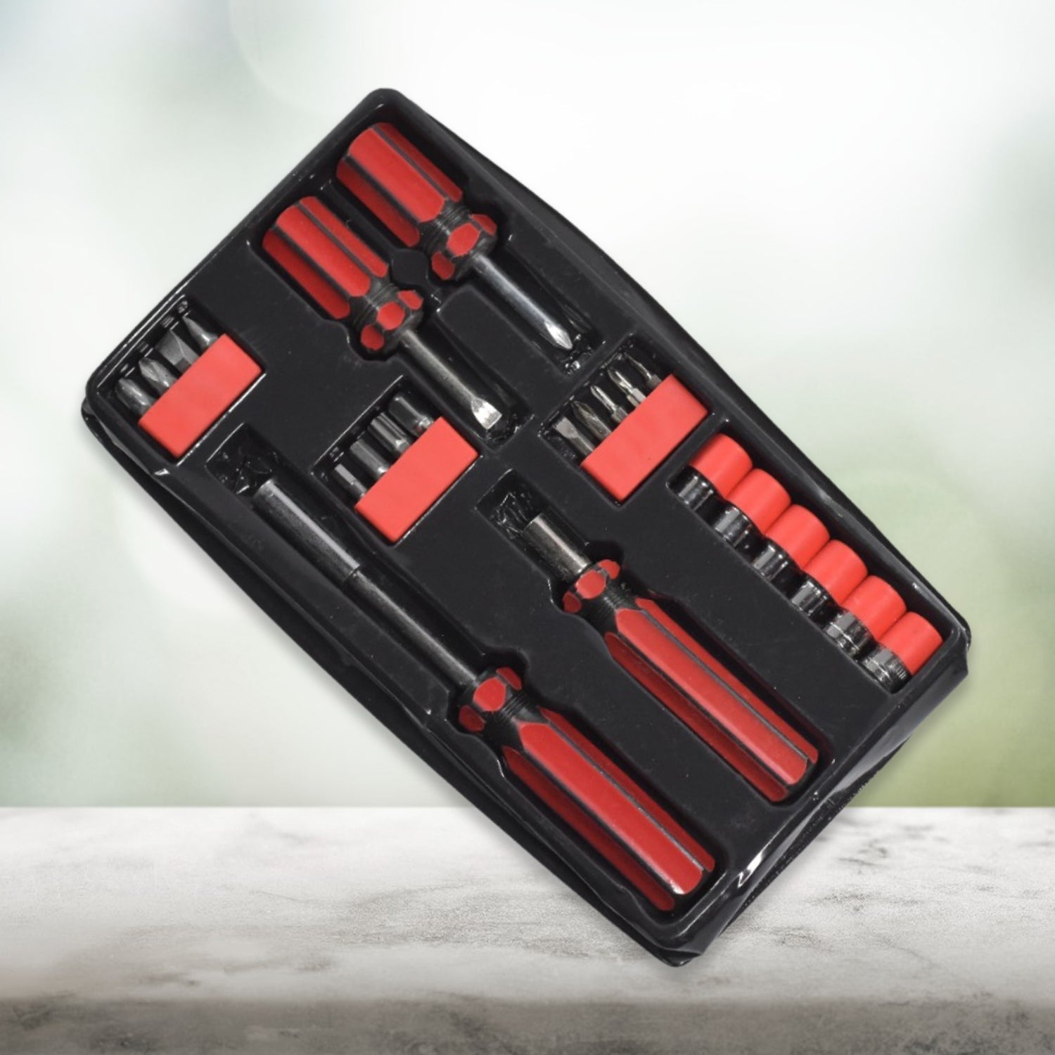 9173 23 Pcs Ratchet Screwdriver Set with Ratcheting Screwdriver 