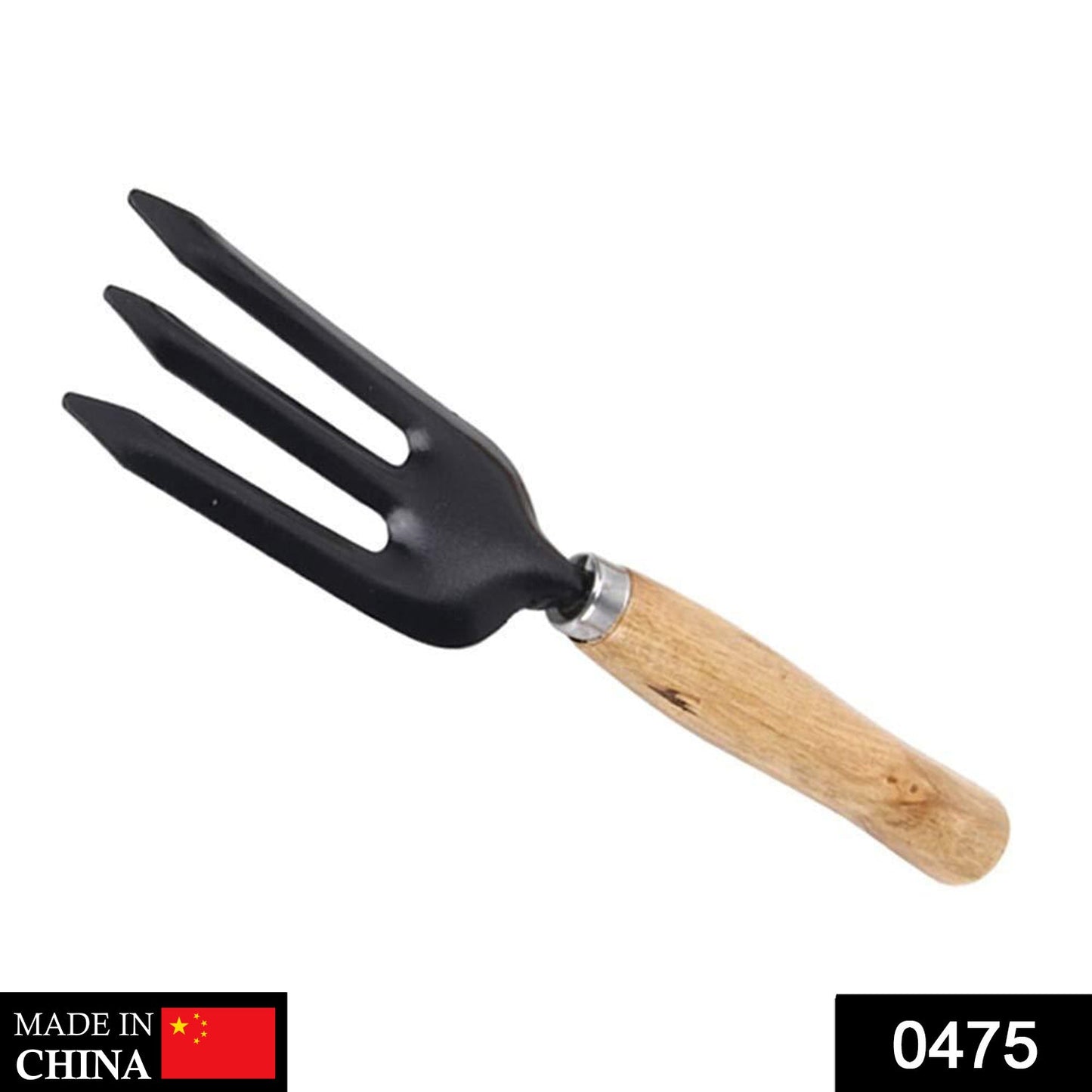 475 Hand Weeding Fork (Steel, Black) 