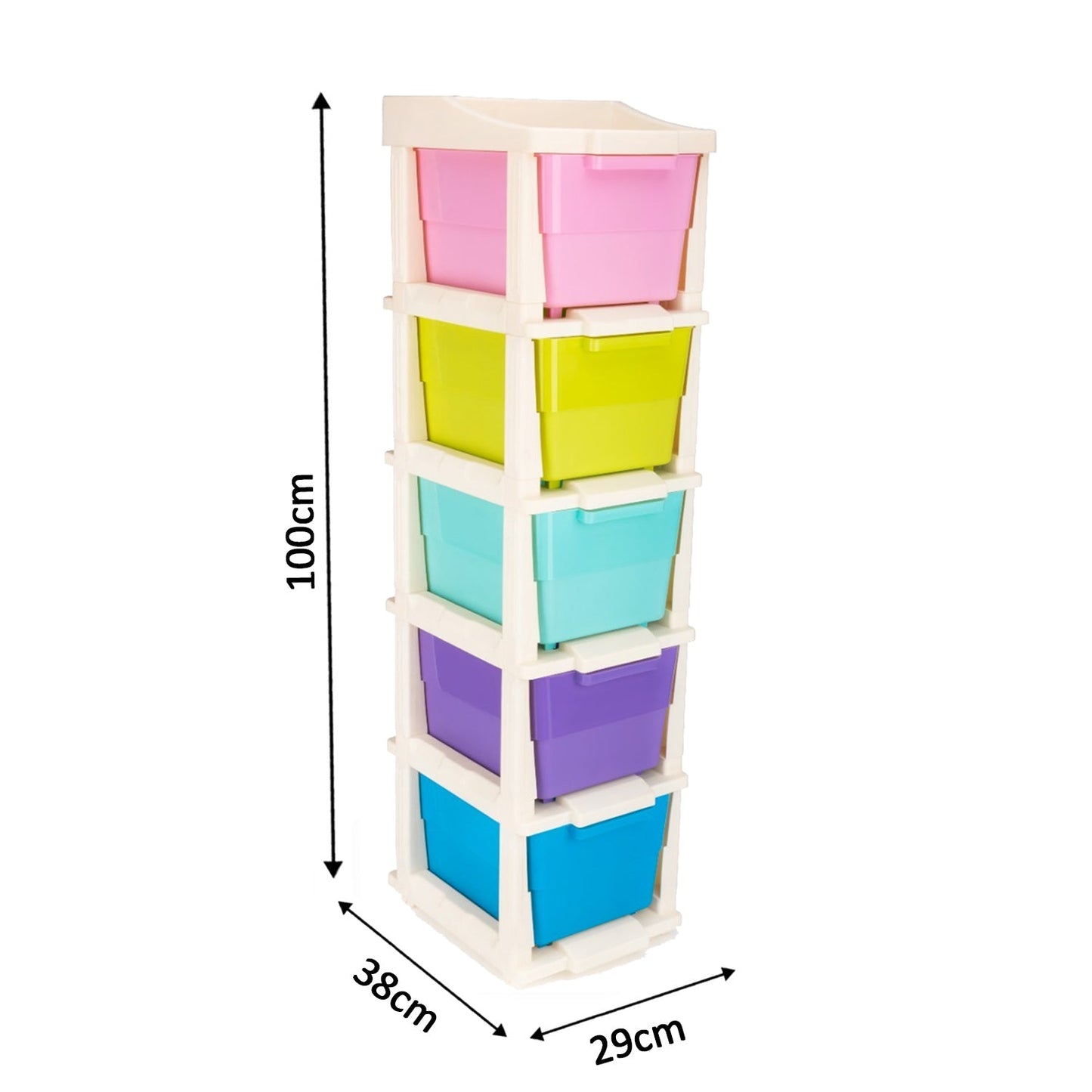 0769A 5 Layer Multi-Purpose Modular Drawer Storage System DeoDap