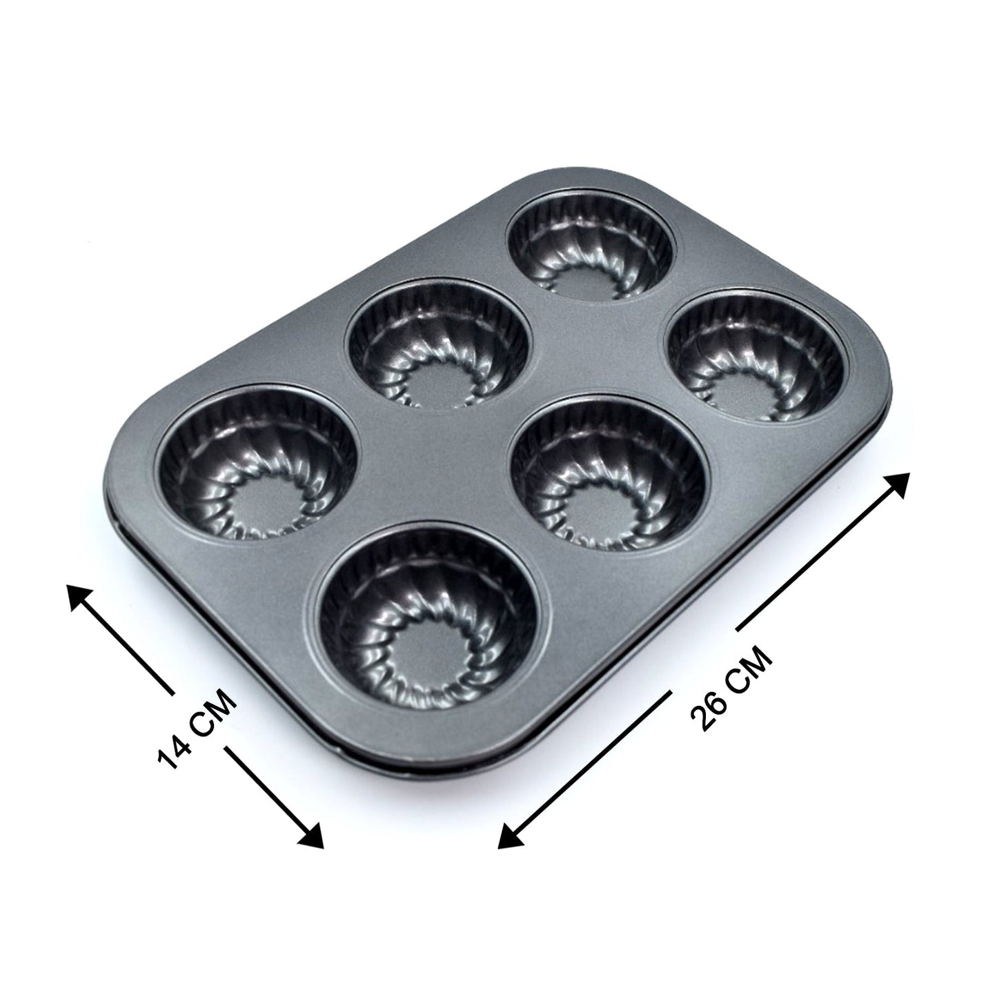 2821 Cupcakes Muffin Tray Cup Midi Shape Muffin, Cupcake Moulds 