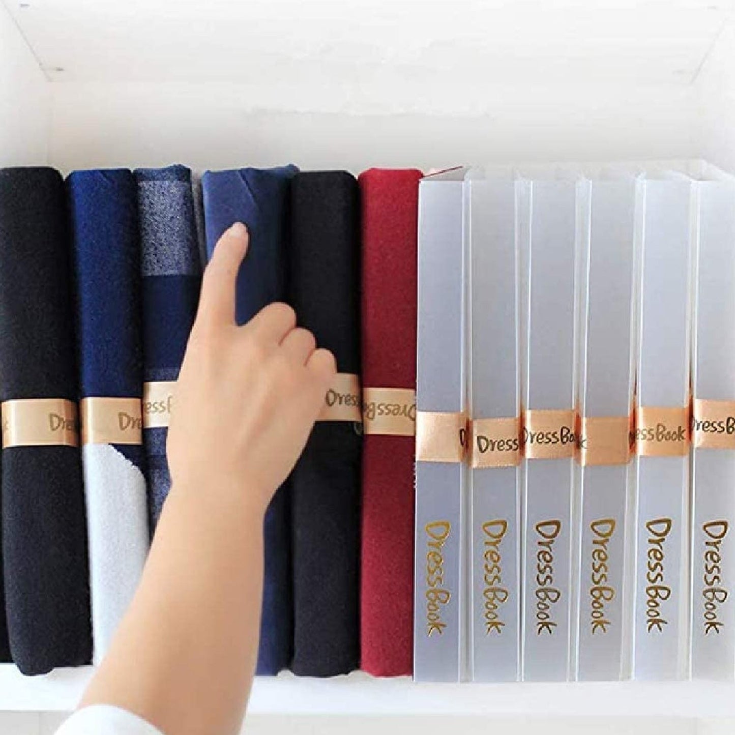 4026A DressBook Foldable Clothes T-Shirt Closet Organizer FOLDING BOARD CLOTHES FOLDER STORAGE ORGANIZER ( 10 PCS ) 