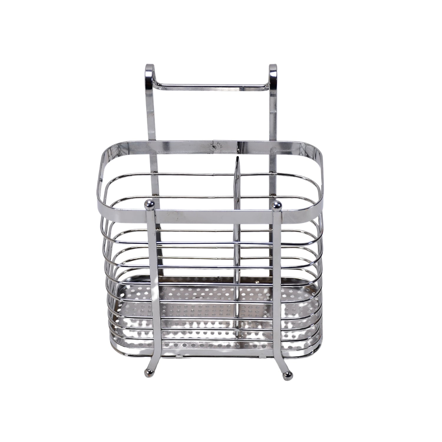 5118 Stainless Steel and Plastic Hanging and Stand Utensil Drying Rack 