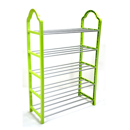 5176 5Tiers Steel  Shoe Rack Adjustable Shoe Shelf Storage Organizer For Home Use 