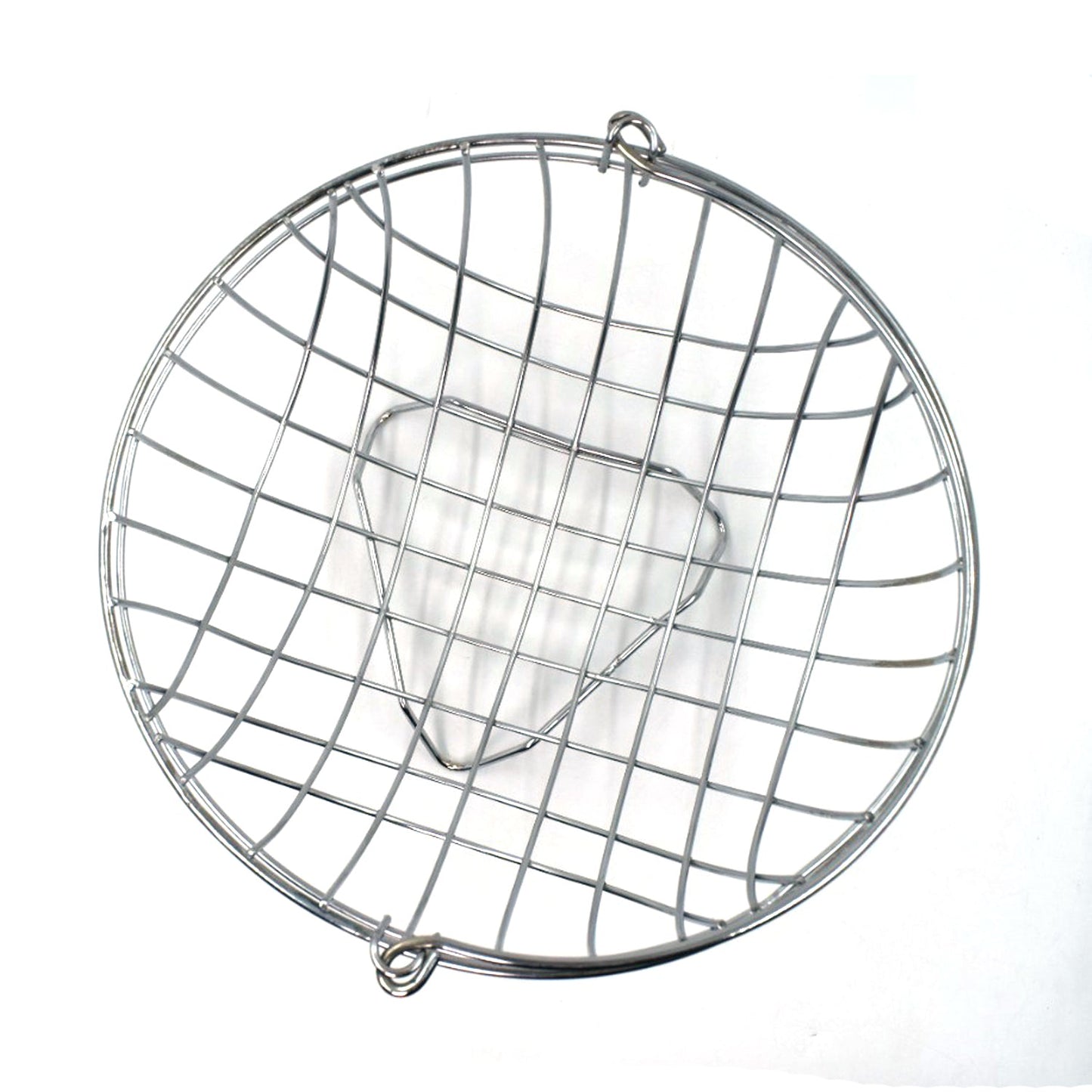 2742 SS Round Fruit Basket used for holding fruits as a decorative and using purposes in all kinds of official and household places etc. 