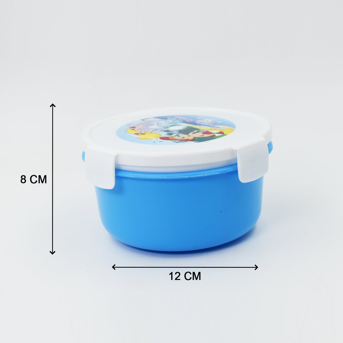 2746 Round Shaped Lunch Box used by various types of peoples for storing their lunch and have a perfect hot meal at anywhere. 