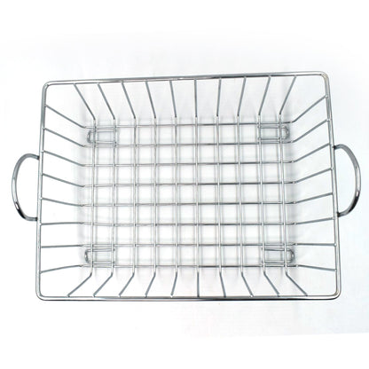 2743 SS Square Basket Stand used for holding fruits as a decorative and using purposes in all kinds of official and household places etc. 