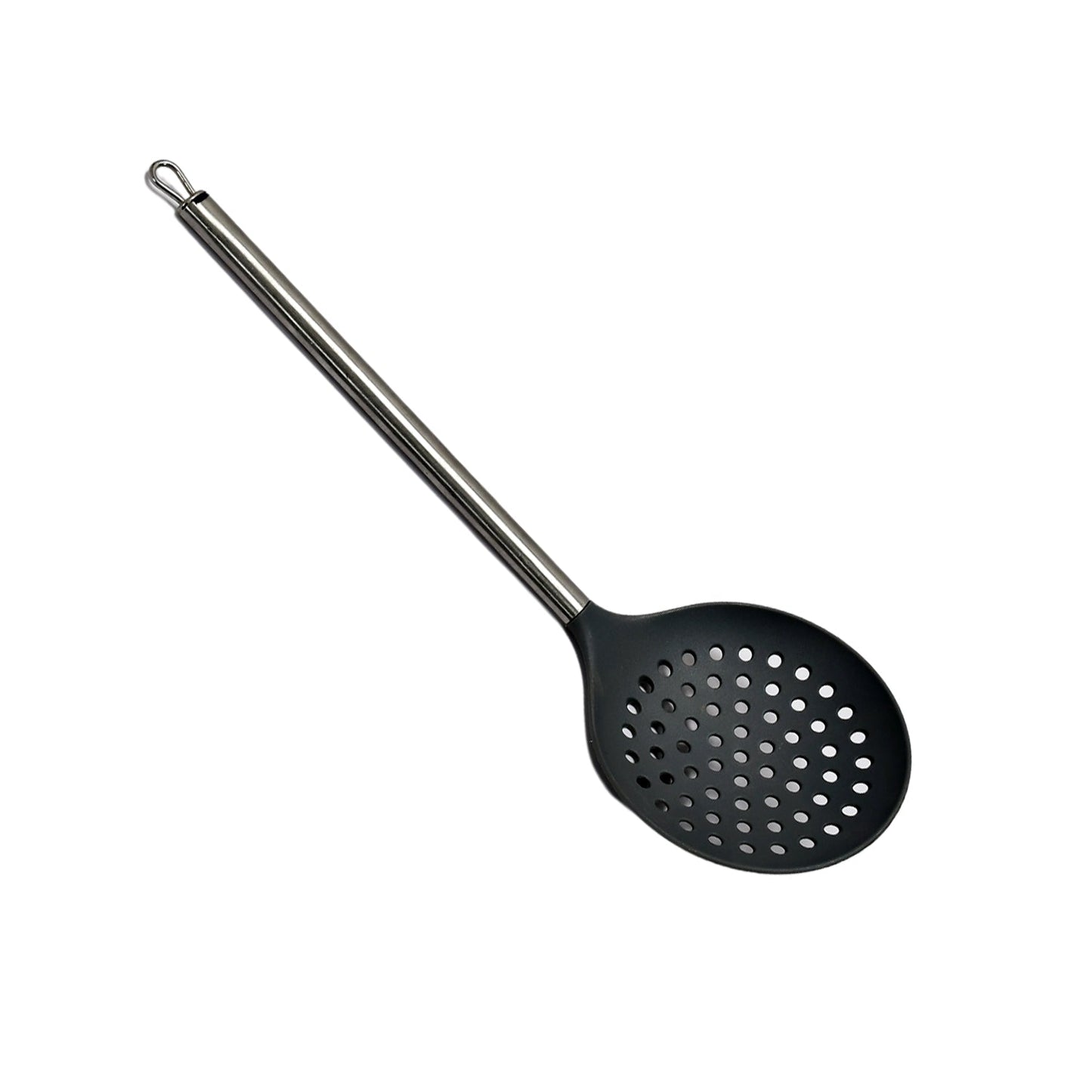 5202 Silicone Slotted Skimmer Strainer Spoon For Kitchen Use ( 1 pcs ) 