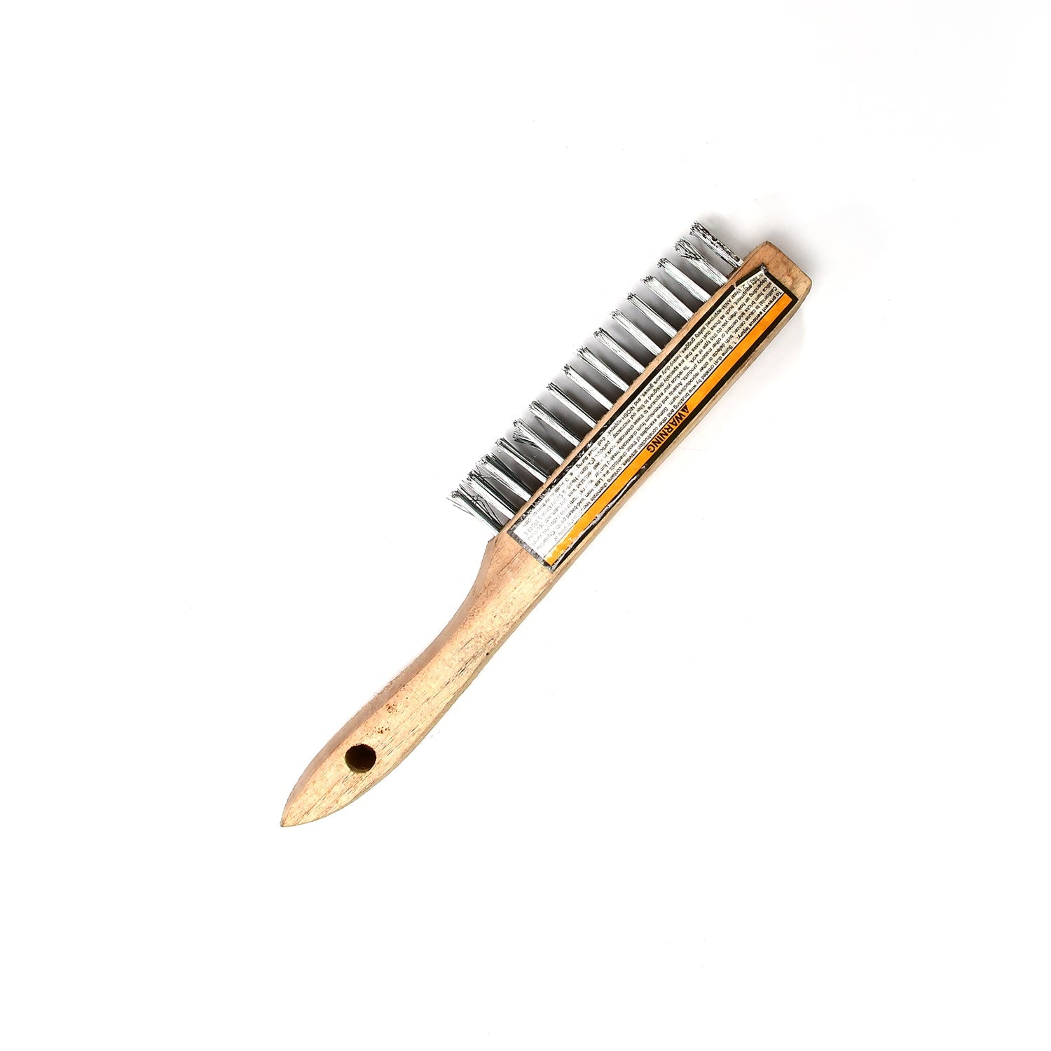 6655 Wooden Handle Wire Brush, Wire for Cleaning Welding Slag and Rust 