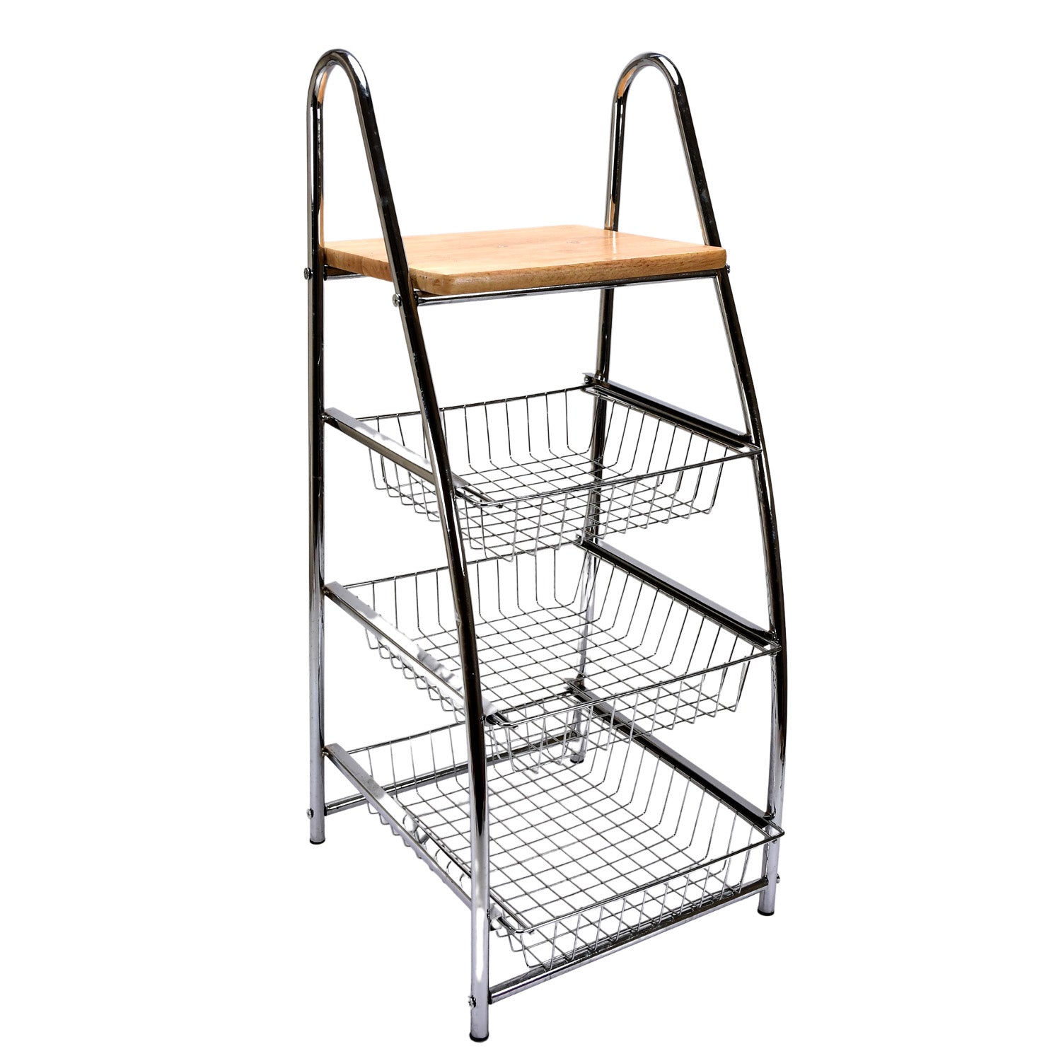 7669 Tkolley Steal High Quality Rack 3 Tier For Kitchen Use 