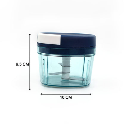 2806 Manual Mini Small Plastic Food Chopper With Extra Sharpe Blades 