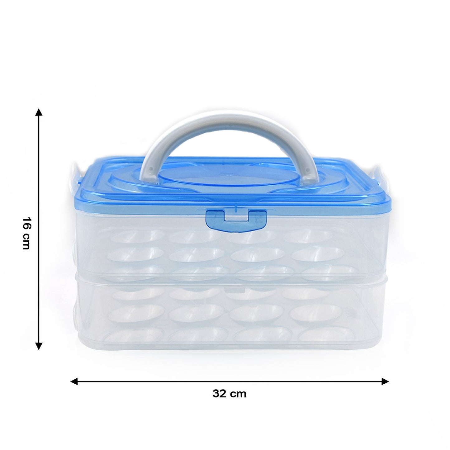 2643A Double Layer Premium 48 Grid Egg Storage Box for Egg Storage Container 