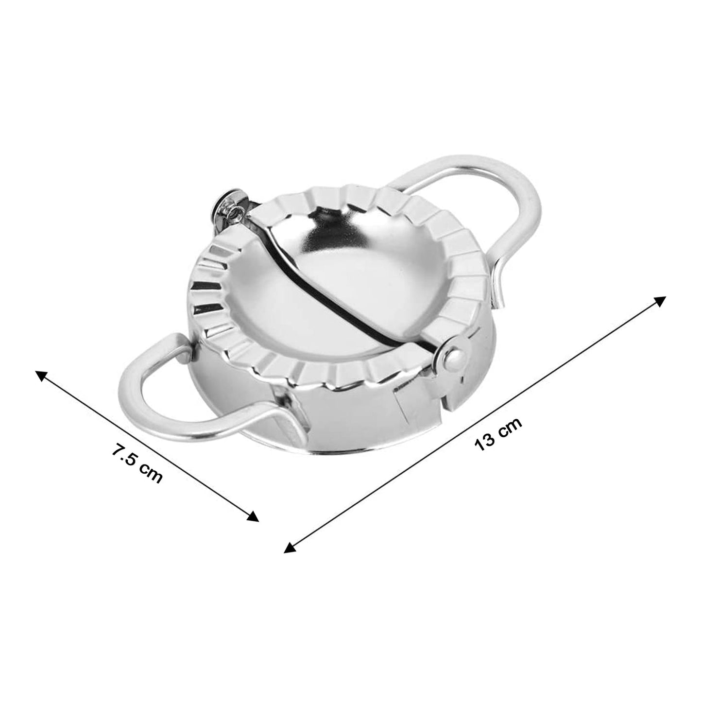 2219 Stainless Steel Dumpling Maker, Dough Cutter Pie Mold Tool. 