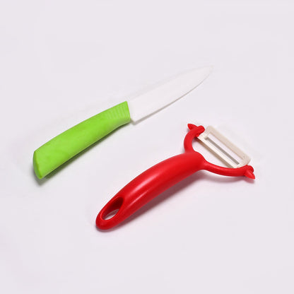 7113 Kitchen Knife for Clean and Exceptionally Sharp Cuts with Ceramic Peeler 