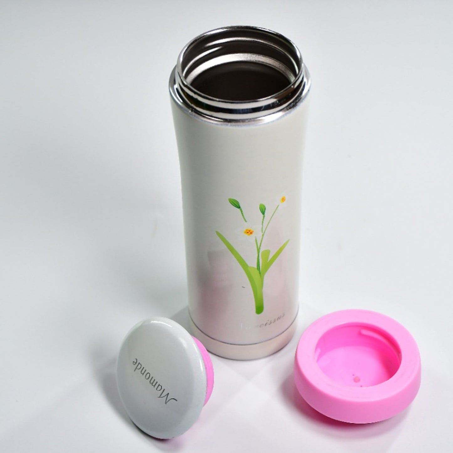 6445 600ML PLAIN PRINT STAINLESS STEEL WATER BOTTLE FOR OFFICE, HOME, GYM, OUTDOOR TRAVEL HOT AND COLD DRINKS. 