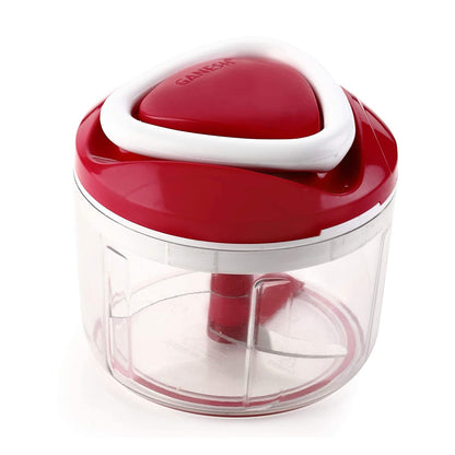 8115 Ganesh Chopper Vegetable Cutter, Red (650 ml) 