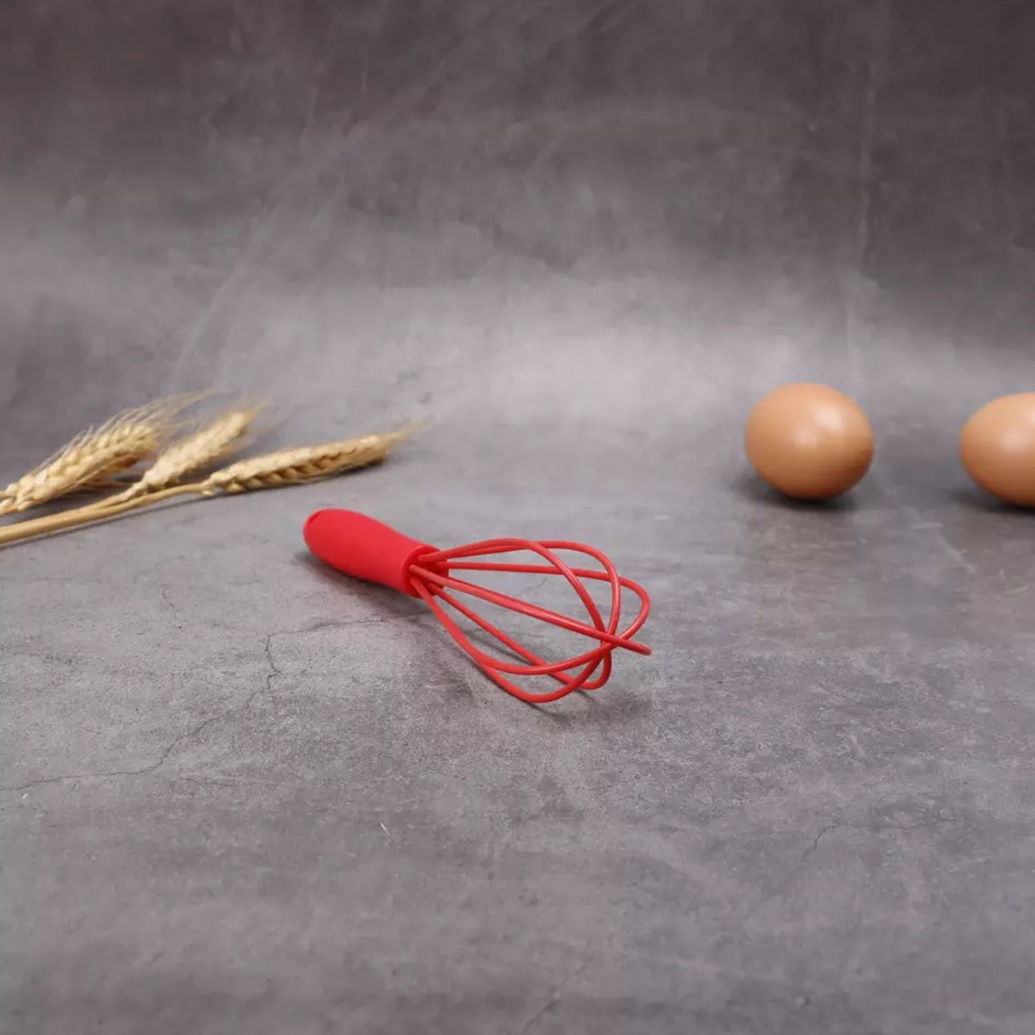 2797 SMALL MANUAL WHISK MIXER SILICONE WHISK, CREAM WHISK, FLOUR MIXER, ROTARY EGG MIXER, KITCHEN BAKING TOOL 