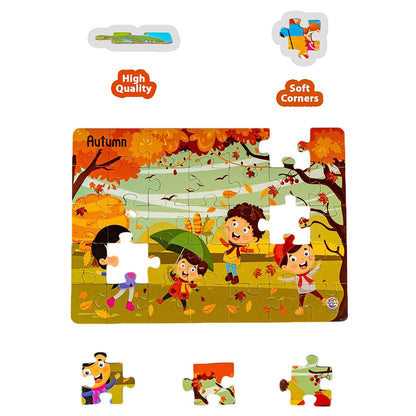 4826 4 In 1 Jigsaw Puzzle widely used by kids and children for playing and enjoying purposes in all kinds of places etc. 