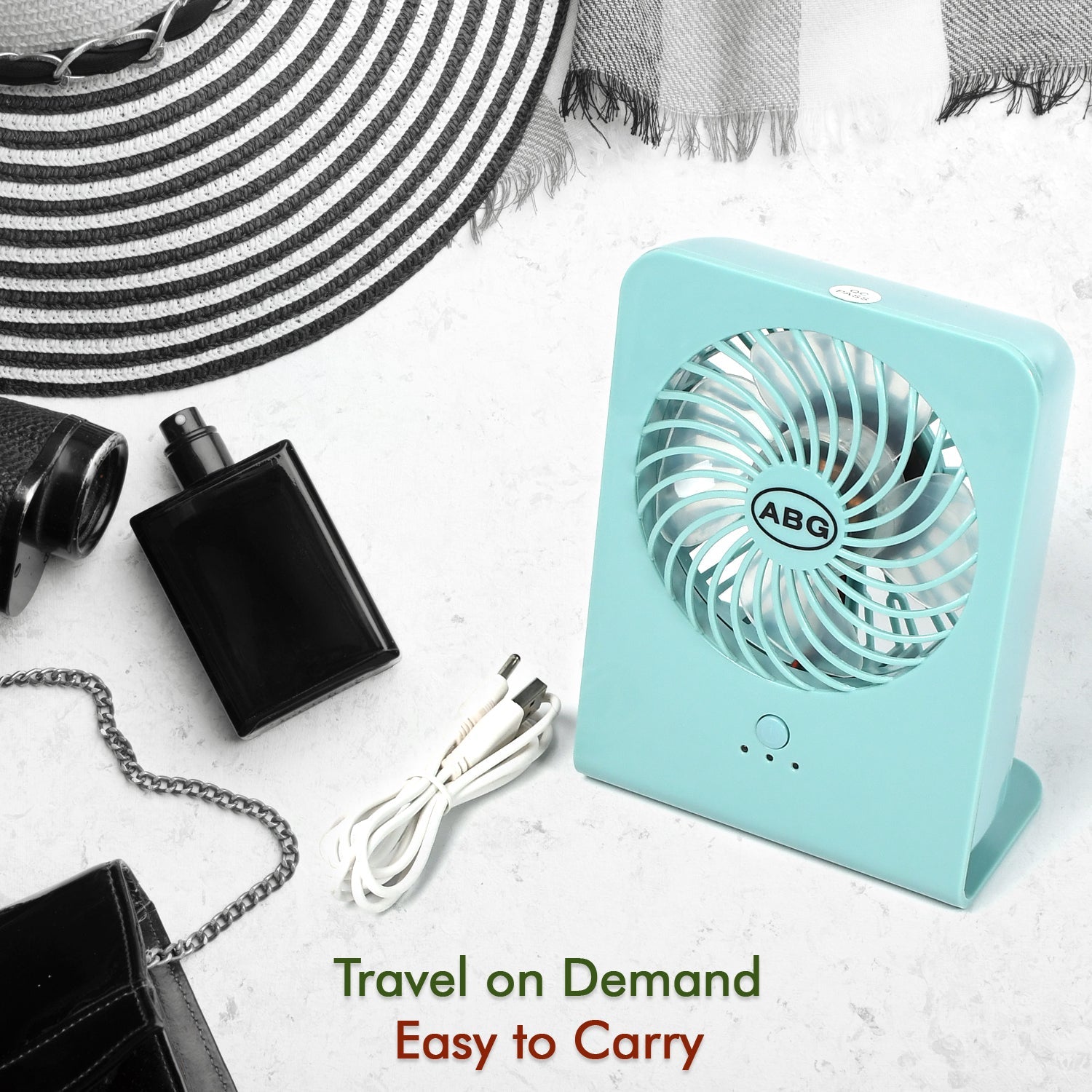 4810 Portable Desk Fan Big Table Fan 3 Step Speed Setting Fan Personal Desk Fan Suitable For Office , School & Home Use 