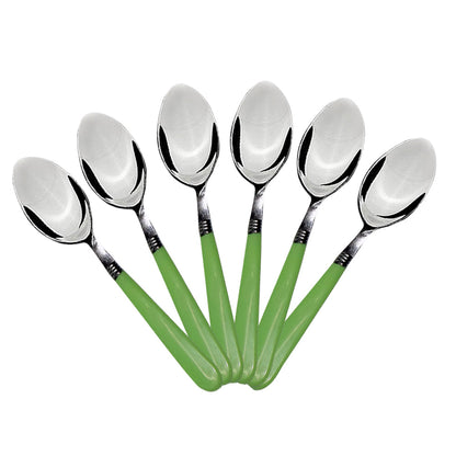 2269 Stainless Steel Spoon with Comfortable Grip Dining Spoon Set of 6 Pcs DeoDap